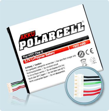 PolarCell Li-Polymer Akku HTC One X