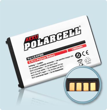 PolarCell Li-Polymer Akku LG KF900