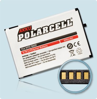 PolarCell Li-Polymer Akku HTC S620