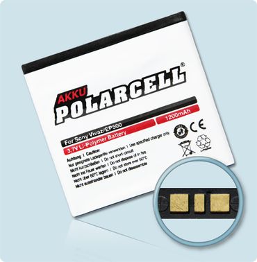 PolarCell Li-Polymer Akku Sony-Ericsson Vivaz