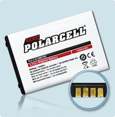 PolarCell Li-Polymer Akku LG GM750