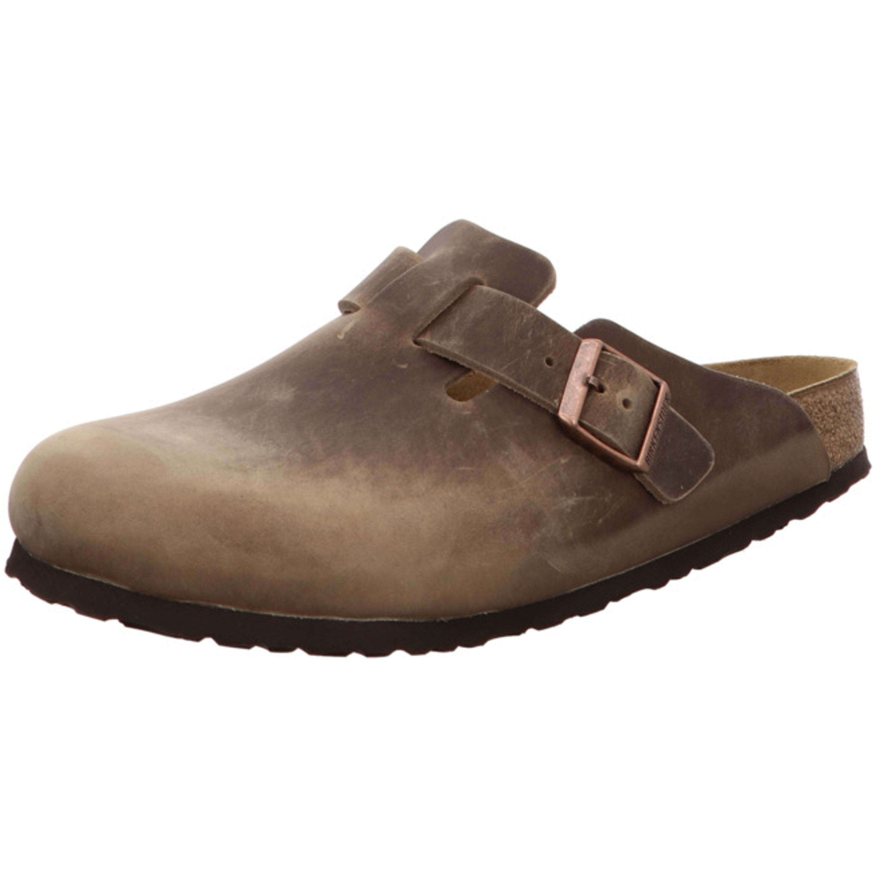 Birkenstock Boston Clogs regular Tabacco Brown Leather Oiled Shoes ...