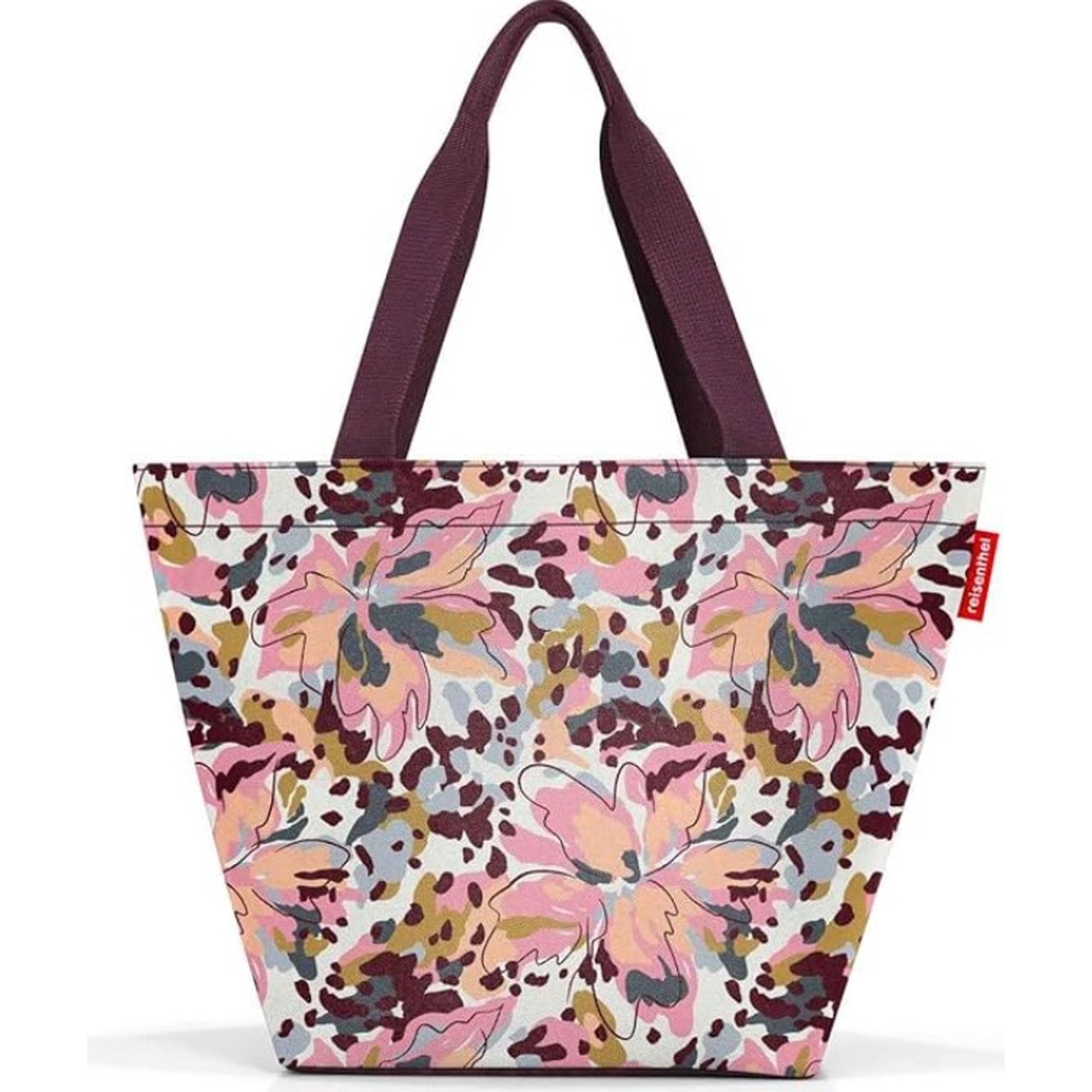 Reisenthel Shopper Medium M Shopping Bag Tote Handbag Market Trips Flower - Picture 4 of 10