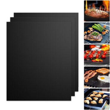 BBQ Grillmatte 3er Set Grillunterlage