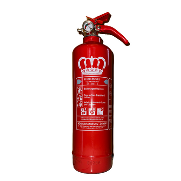 BS-Shops 1 kg Pulver-Feuerlöscher ABC Dauerdruck 2 LE DIN EN3