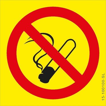 Brandschutzschild „Rauchen verboten“ nach DIN 67510