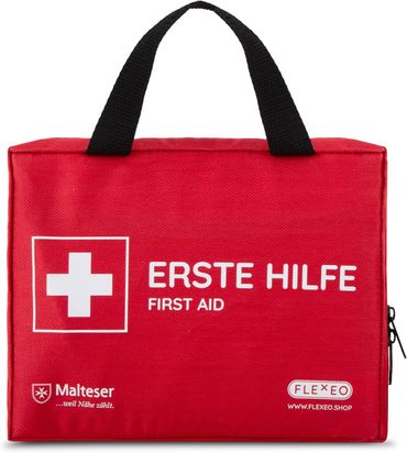 FLEXEO Erste Hilfe Set 103-teilig – Notfallset für Unterwegs