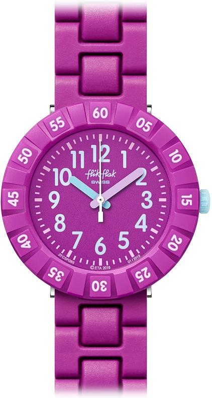 Flik Flak SOLO PURPLE FCSP089 Montre élégante pour enfants