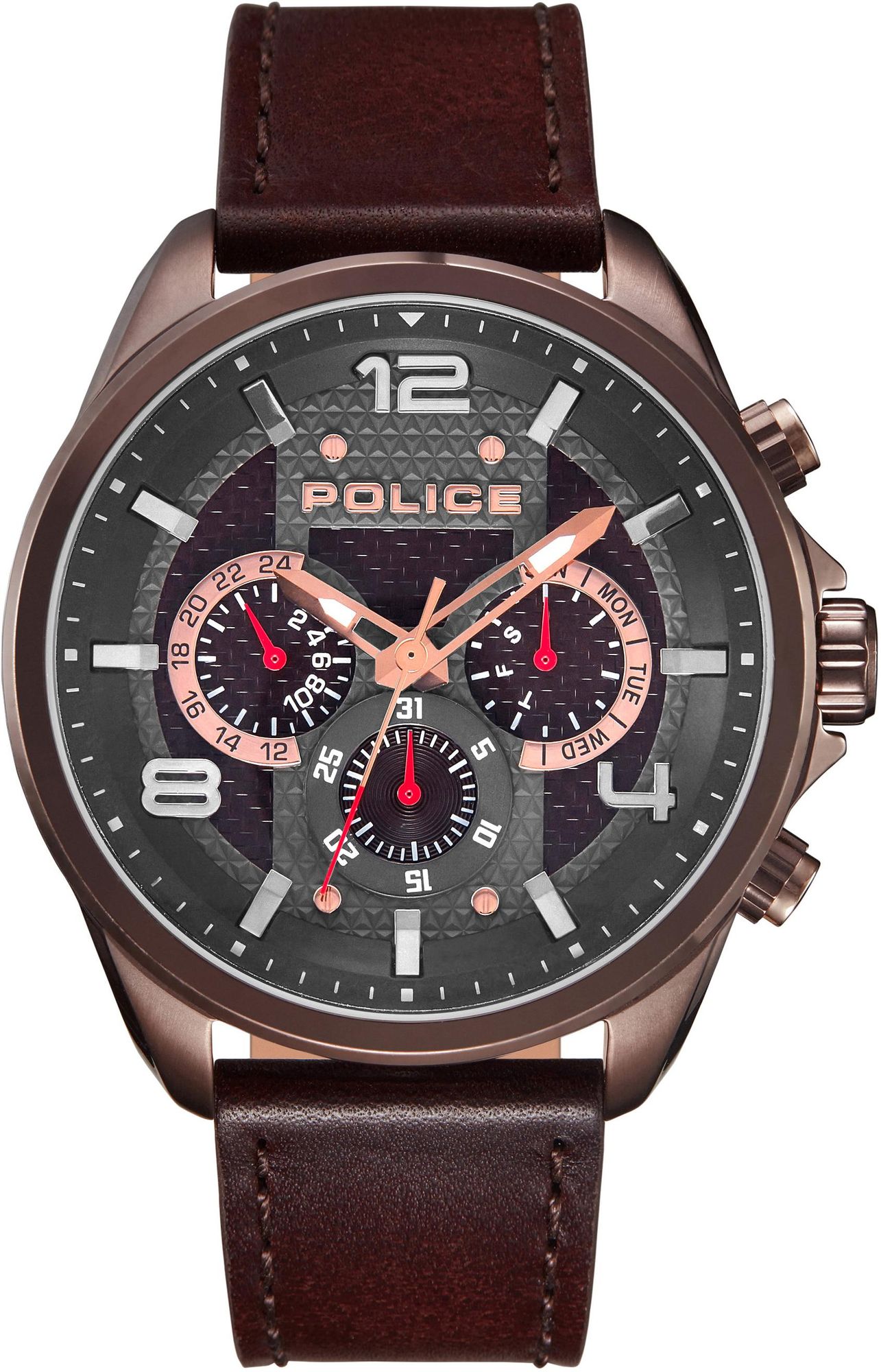 Police DURDLE PL15658JSBN.12 Heren armbandhorloge Police DURDLE PL15658JSBN.12 Heren armbandhorloge