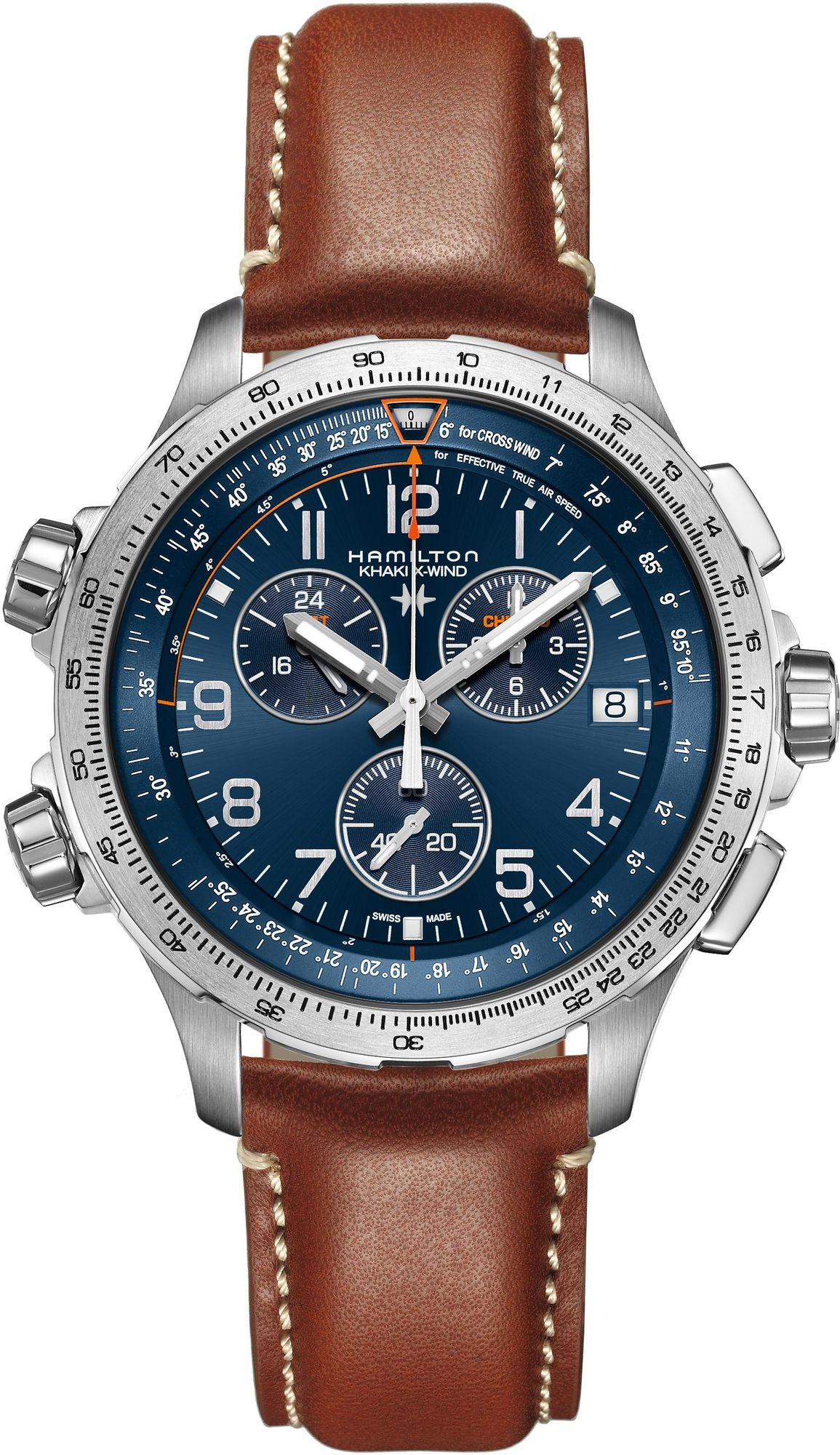 Hamilton Khaki X-Wind GMT H77922541 Mens Chronograph