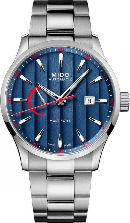 Mido MULTIFORT III/GR/A/STEEL/BLUE M0384241104100 Reloj Automático para hombres