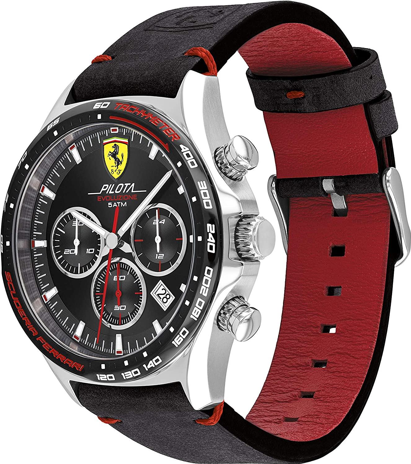 SCUDERIA FERRARI PILOTA EVO 0830710 Cronografo uomo » Zeitlounge.com