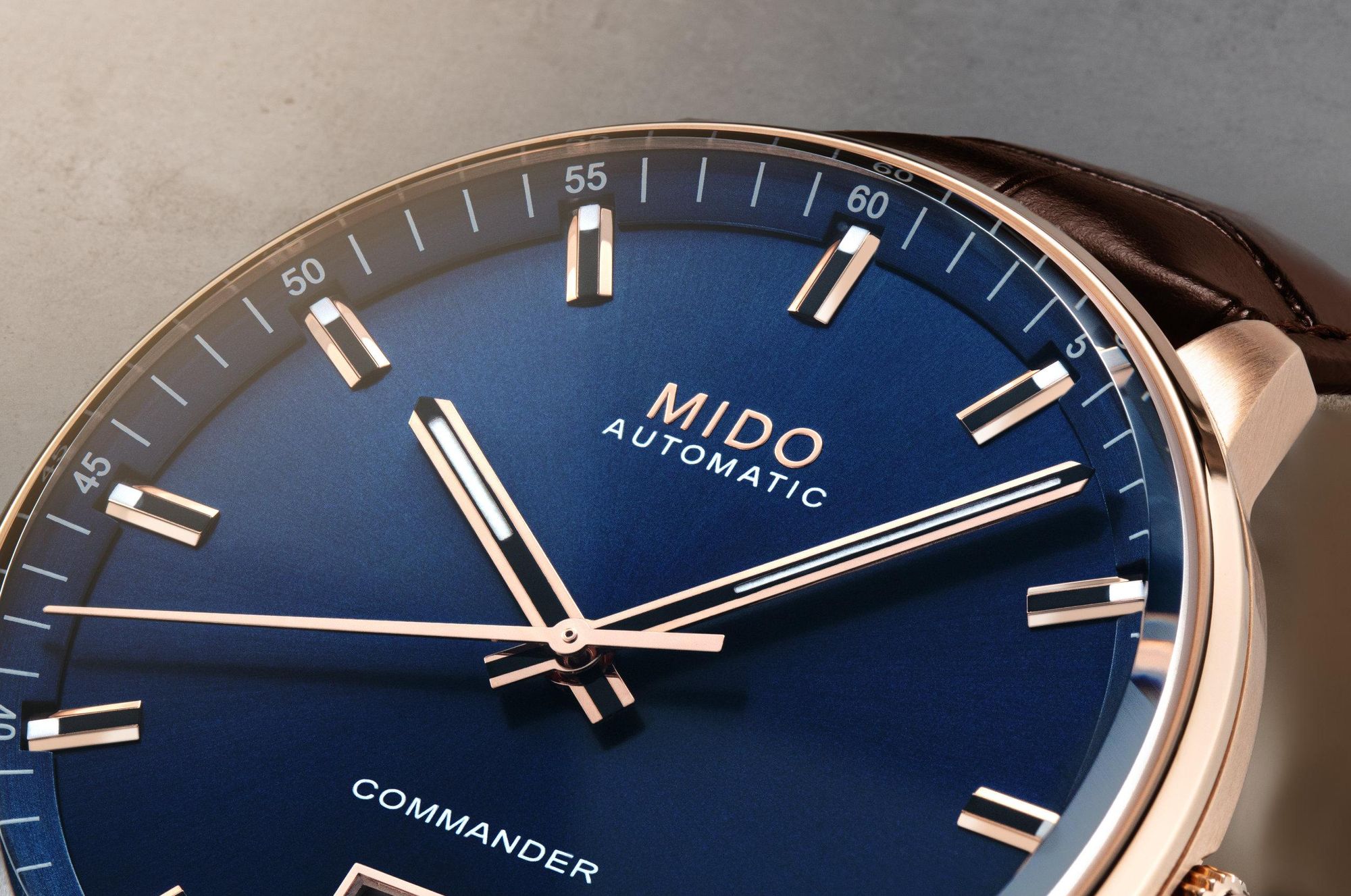 Mido Commander M0216263604100 Montre Automatique pour hommes Réserve de marche de 80 heures