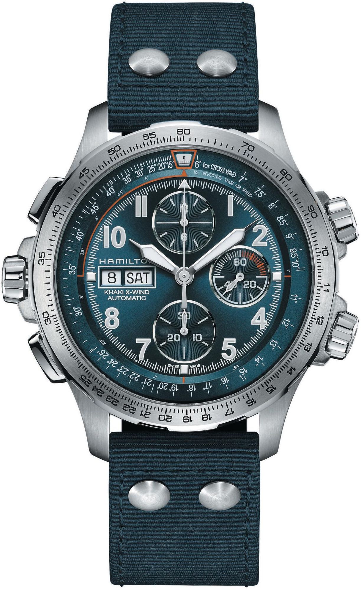 Hamilton Khaki Aviation H77906940 Orologio automatico uomo Riserva de marcia de 80 ore