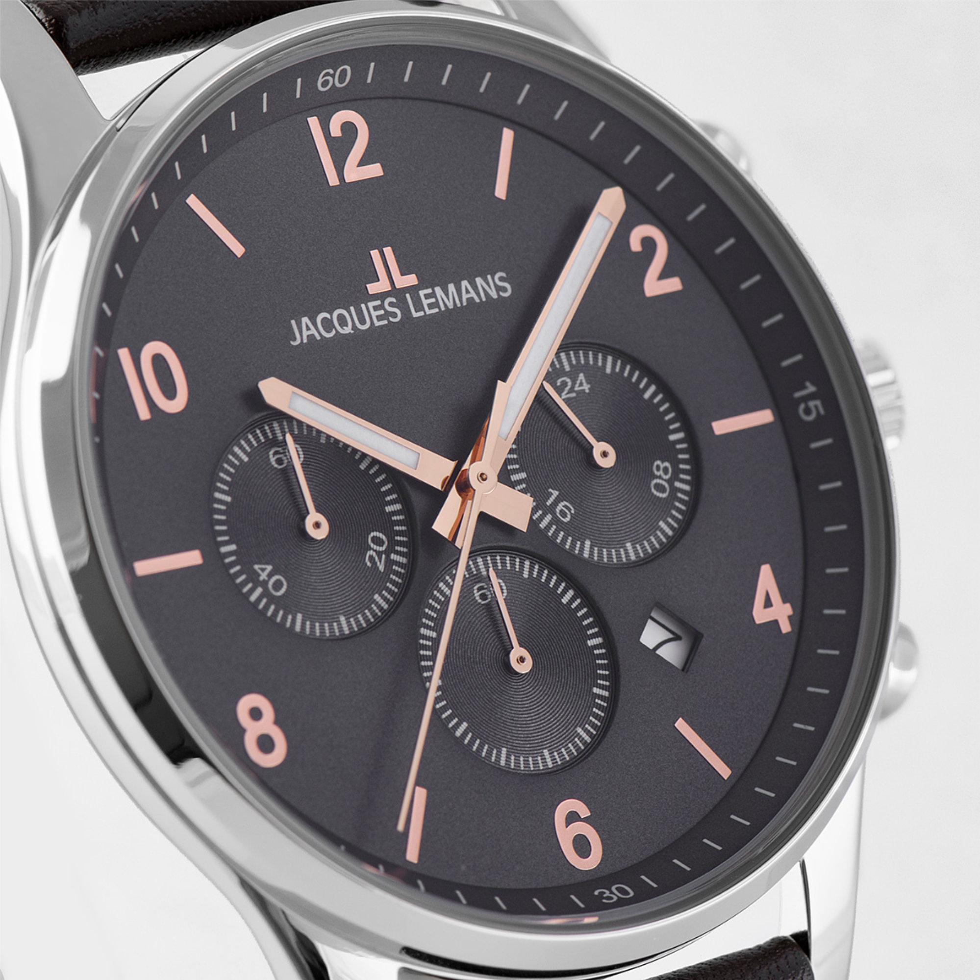 Jacques Lemans London 1-2126F Cronógrafo para hombres