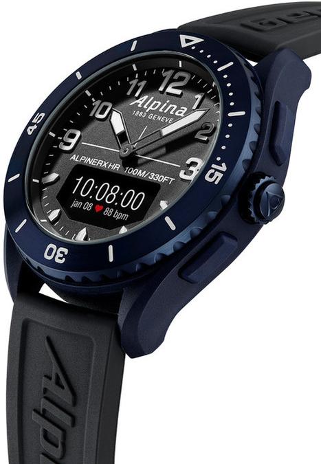 Alpina Geneve AlpinerX Alive AL-284LBBW5NAQ6 Mens Wristwatch smart watch