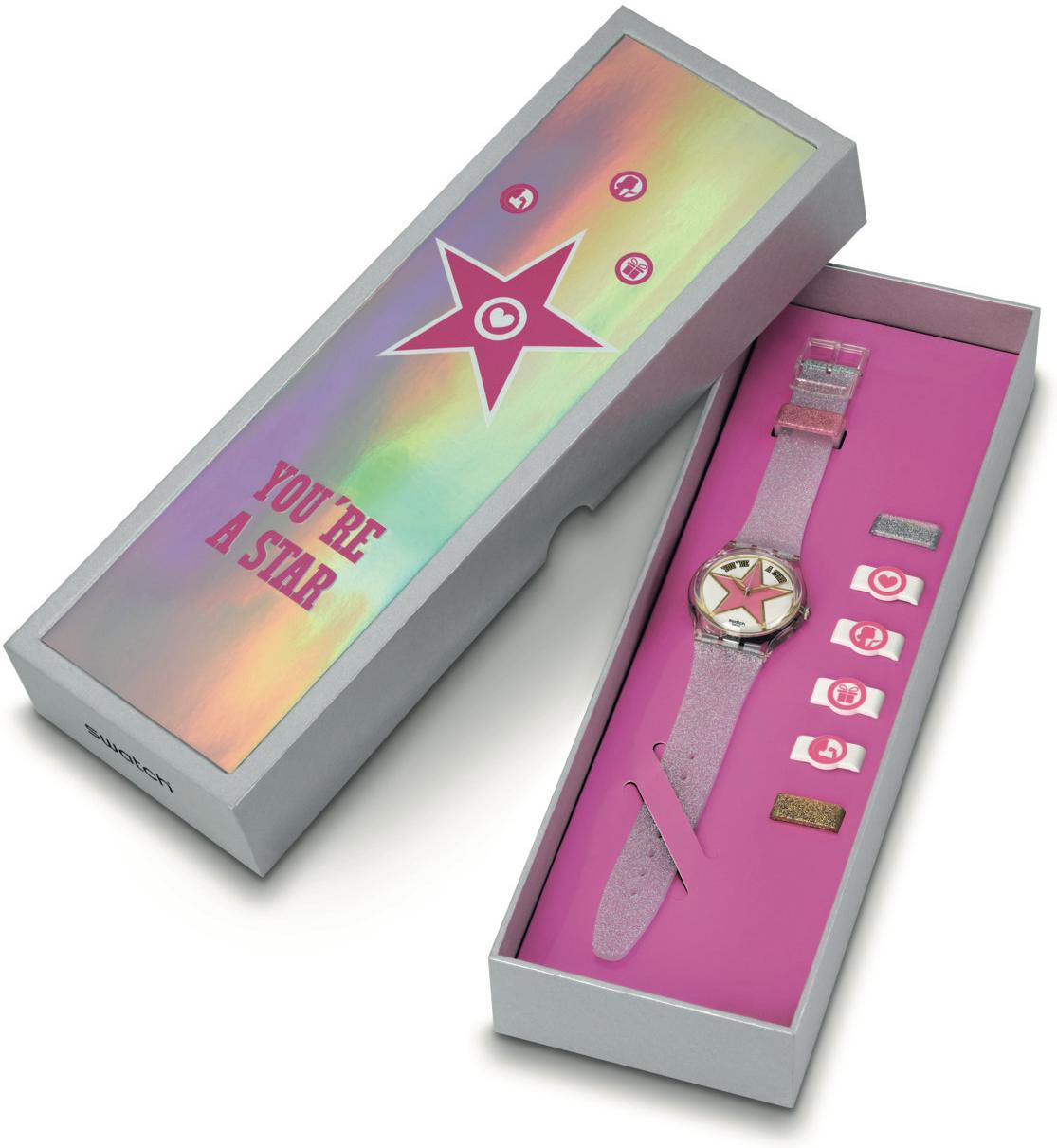 Swatch STAR MOM SO28Z108 Armbanduhr Swatch STAR MOM SO28Z108 Armbanduhr