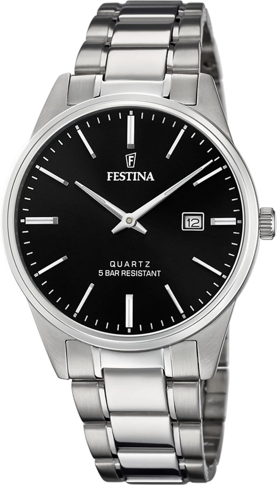 Festina Stahlband klassisch F20511/4 Reloj de Pulsera para hombres