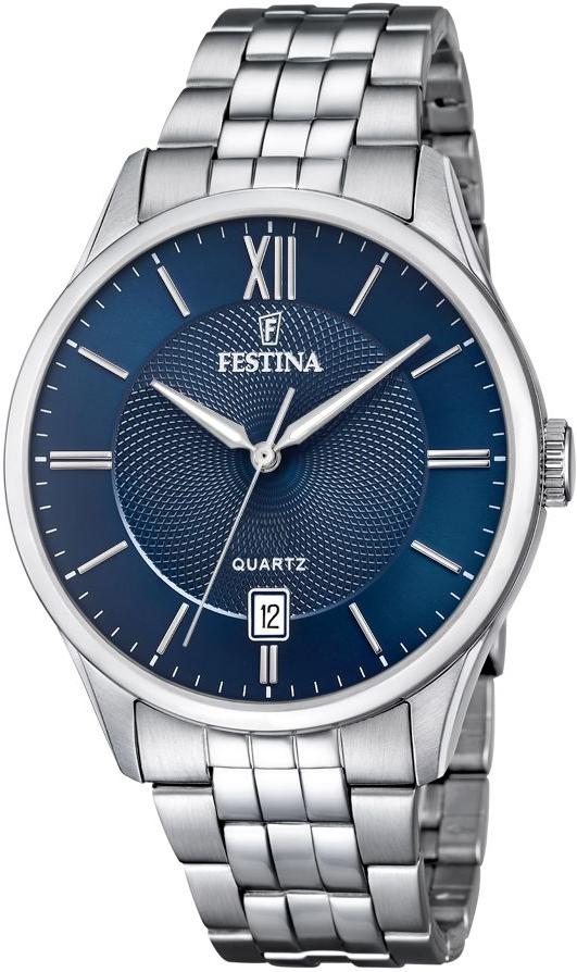 Festina Stahlband klassisch F20425/2 Mens Wristwatch