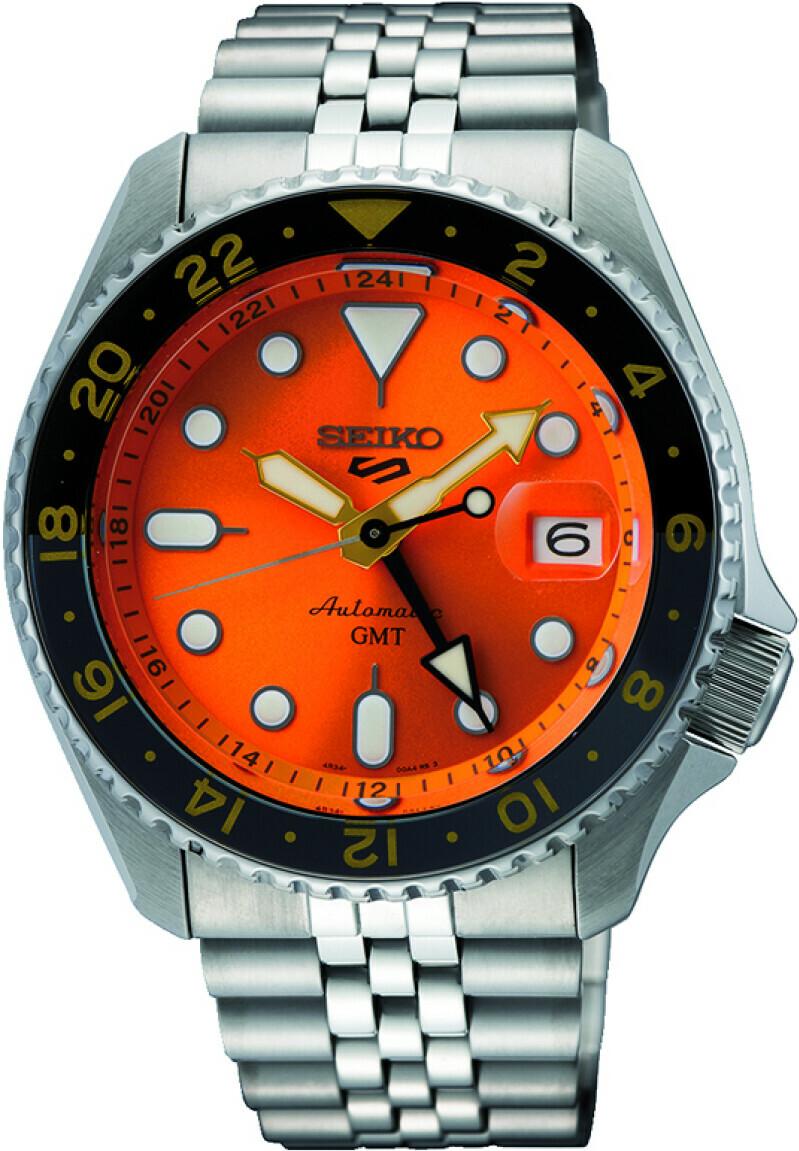 Seiko 5 Sports Automatik GMT SSK005K1 Montre Automatique pour hommes