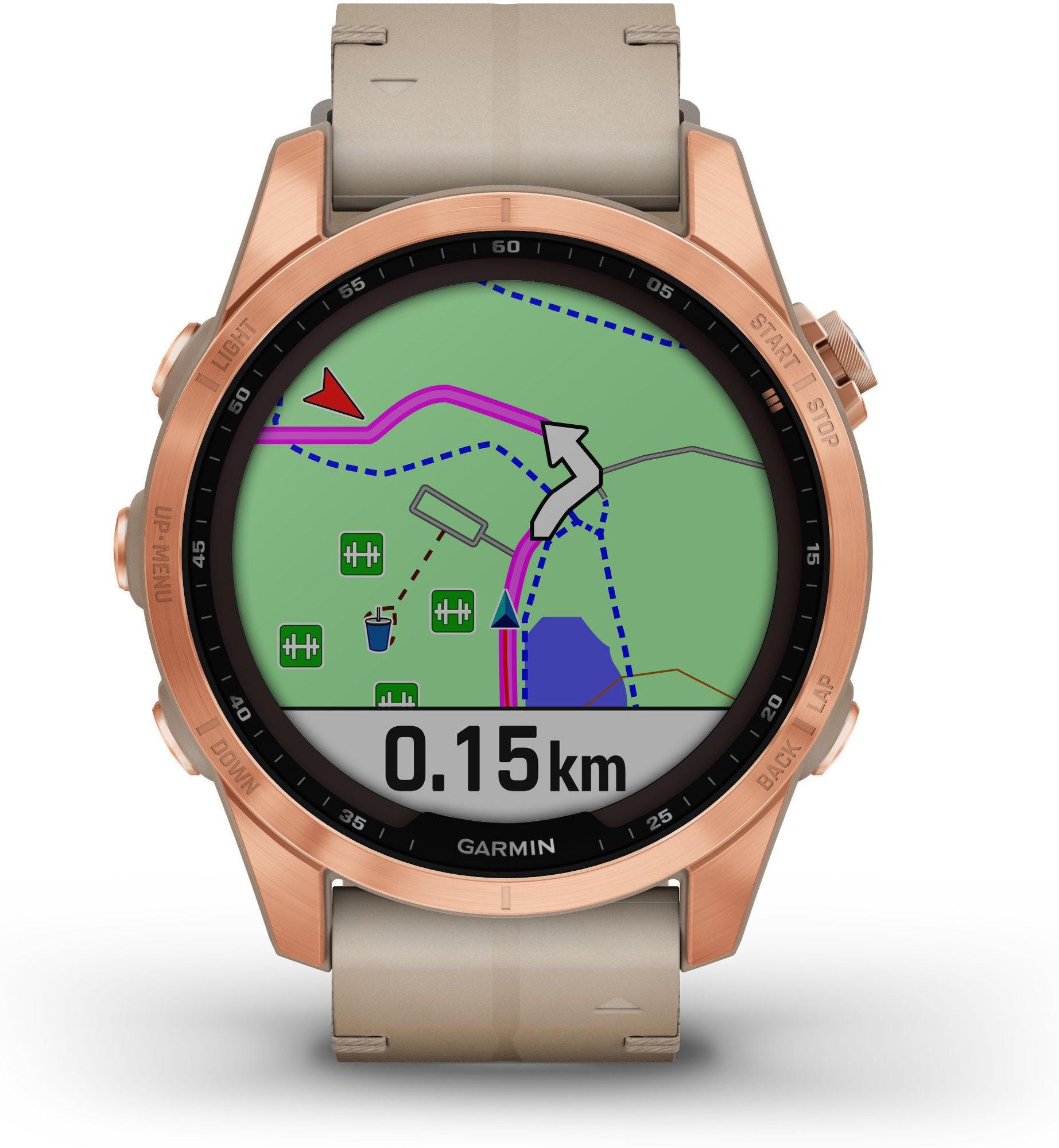 Garmin FENIX® 7S SAPPHIRE SOLAR TITAN 010-0253