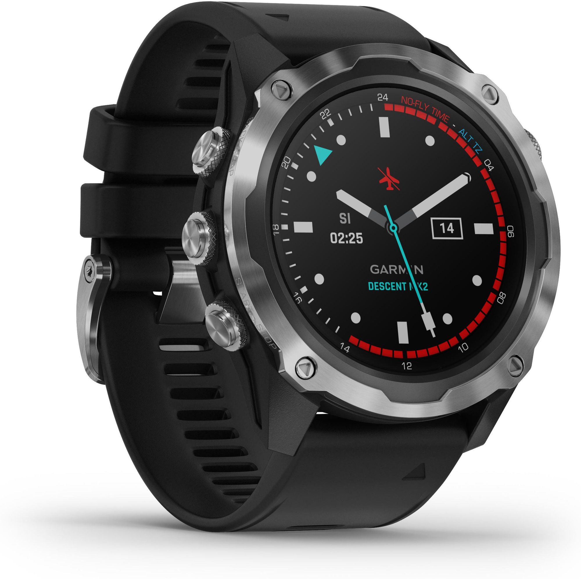 Garmin DESCENT MK2 010-02132-10 Smartwatch Bluetooth, GPS, Pulsmessung Garmin DESCENT MK2 010-02132-10 Smartwatch Bluetooth, GPS, Pulsmessung