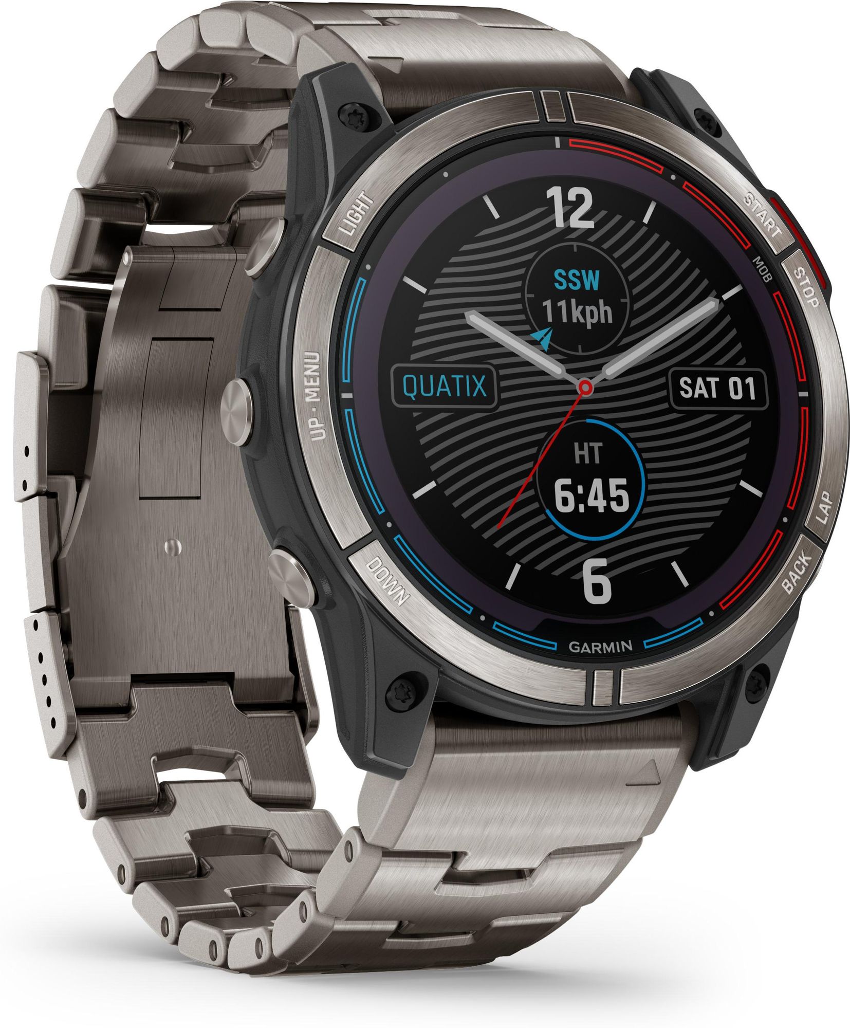 Garmin Quatix 7X Sapphire Solar Titan 010-02541-61 Smartwatch Tecnología Bluetooth