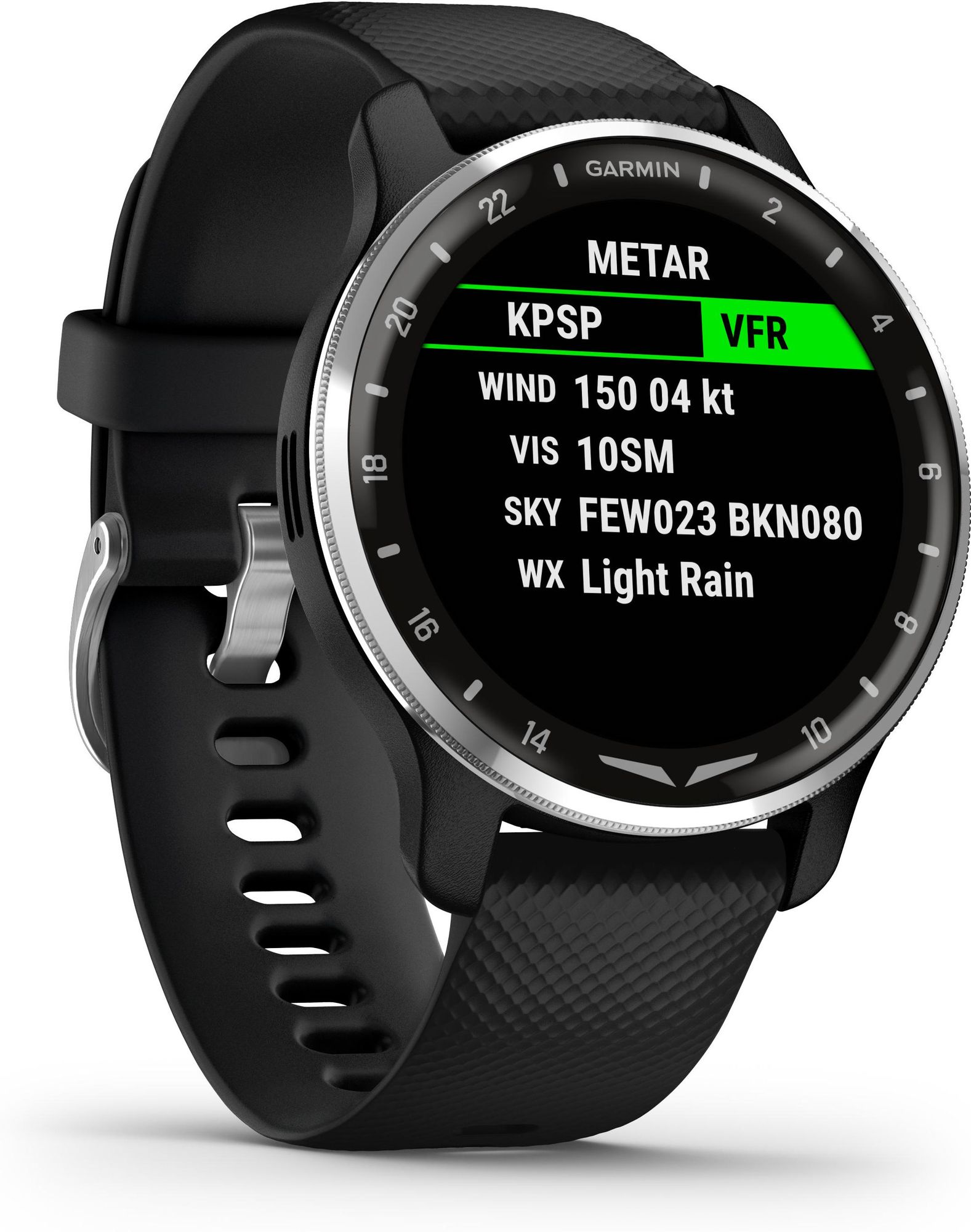 Garmin D2™ Air X10 010-02496-19 Smartwatch Bluetooth, GPS, Pulsmessung