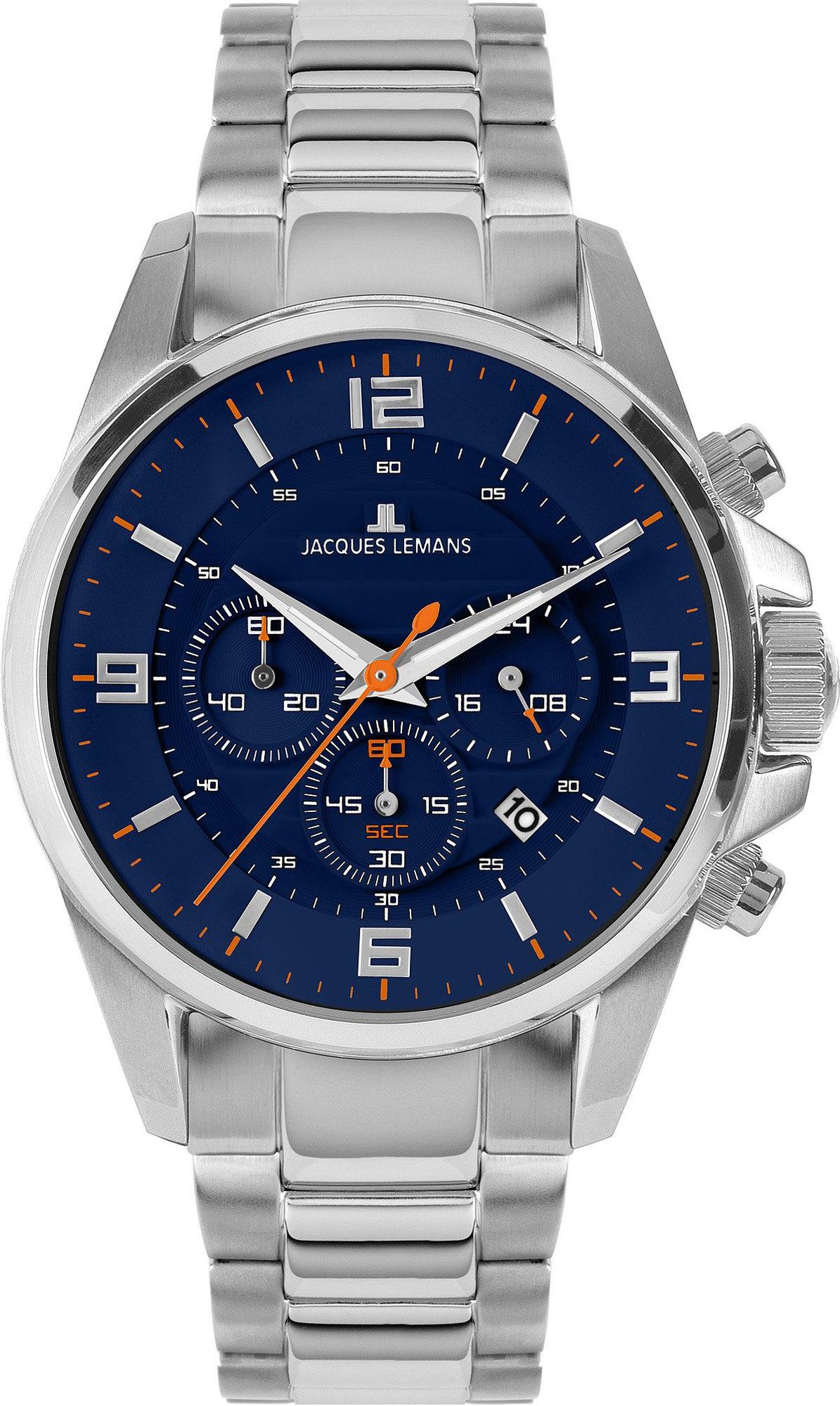 Jacques Lemans 1-2118F 1-2118F Mens Chronograph Jacques Lemans 1-2118F 1-2118F Mens Chronograph