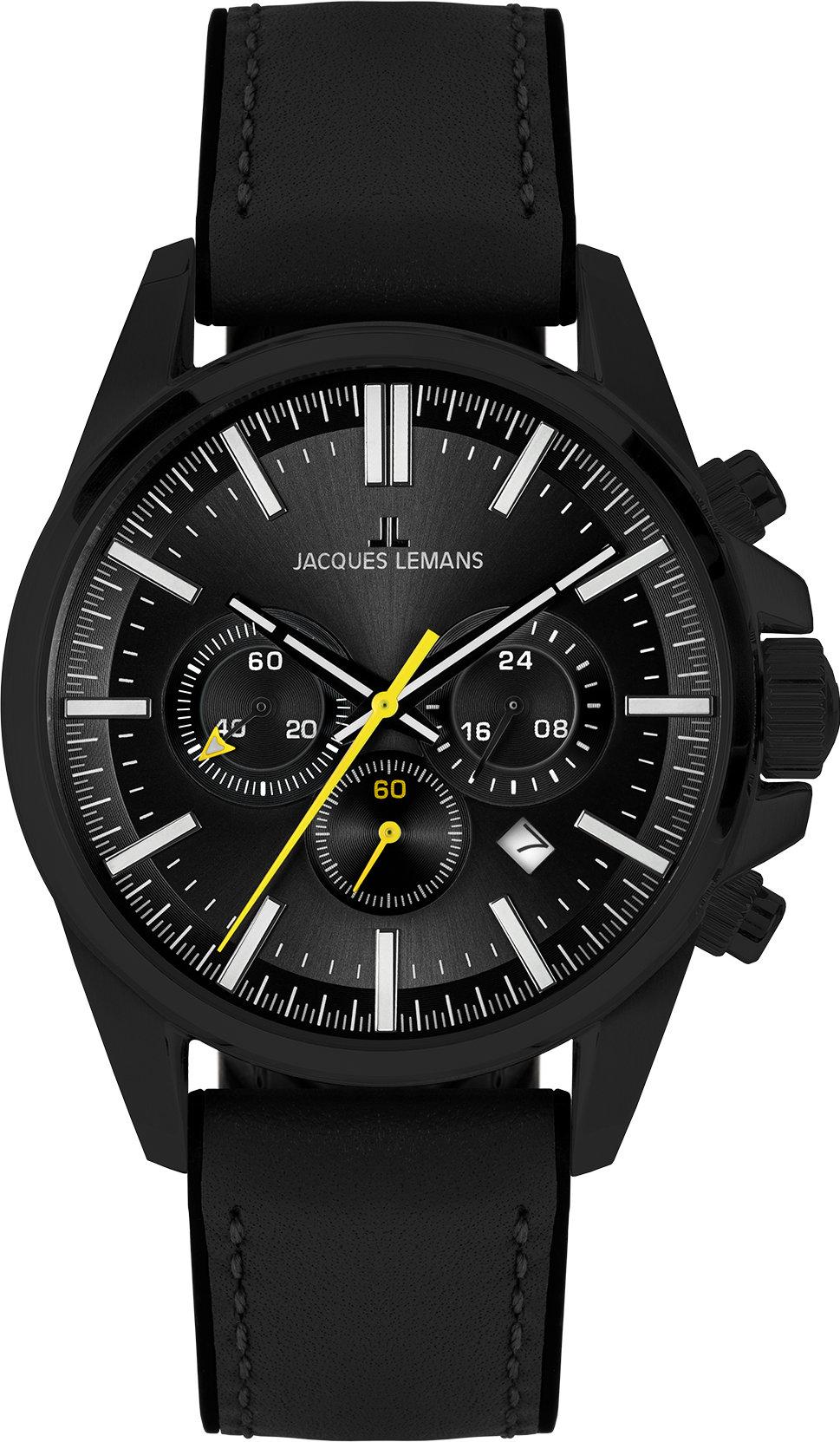 Jacques Lemans 1-2119B 1-2119B Chronographe pour homme Jacques Lemans 1-2119B 1-2119B Chronographe pour homme