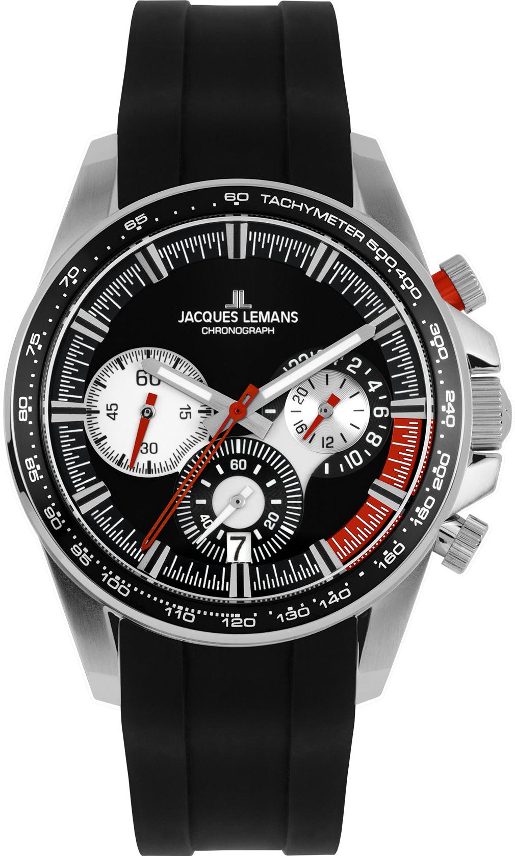 Jacques Lemans 1-2127A 1-2127A Chronographe pour homme Jacques Lemans 1-2127A 1-2127A Chronographe pour homme