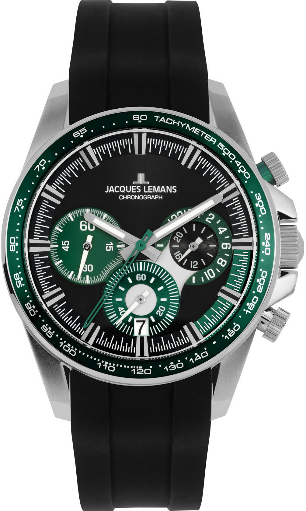 Jacques Lemans 1-2127C 1-2127C Cronógrafo para hombres Jacques Lemans 1-2127C 1-2127C Cronógrafo para hombres