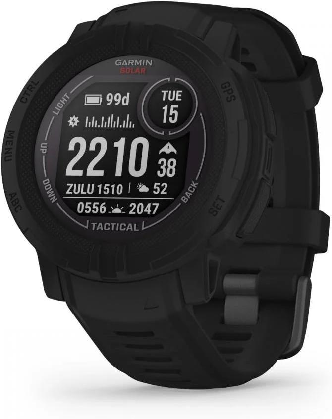 Garmin INSTINCT 2 SOLAR TACTICAL EDITION 010-02627-03 Smartwatch Bluetooth, GPS, Pulsmessung