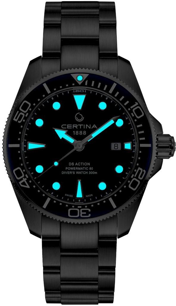 Certina DS Action C032.607.11.091.00 Montre Automatique pour hommes Réserve de marche de 80 heures