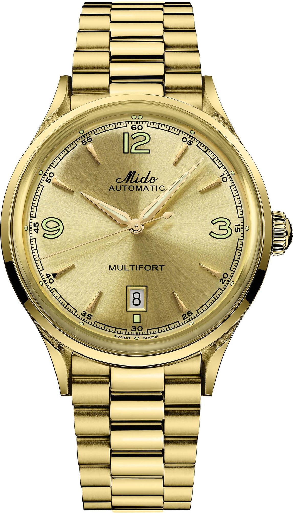 Mido Multifort M0404073302700 Montre Automatique pour hommes Réserve de marche de 80 heures