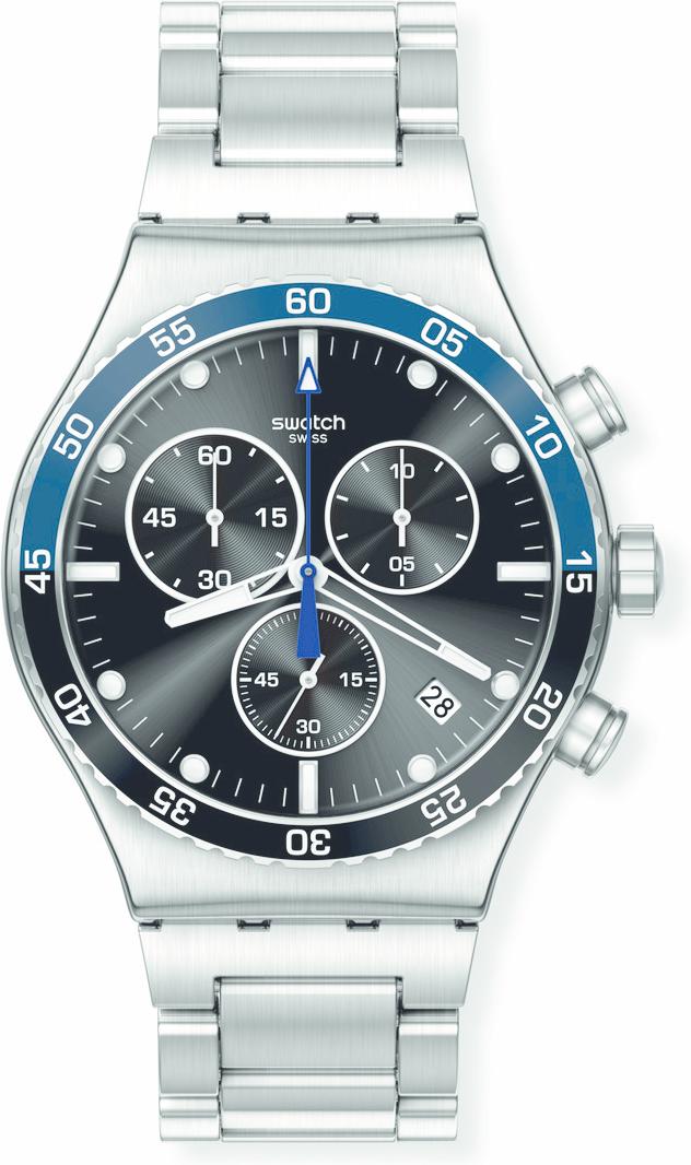Swatch DARK BLUE IRONY YVS507G Cronografo uomo