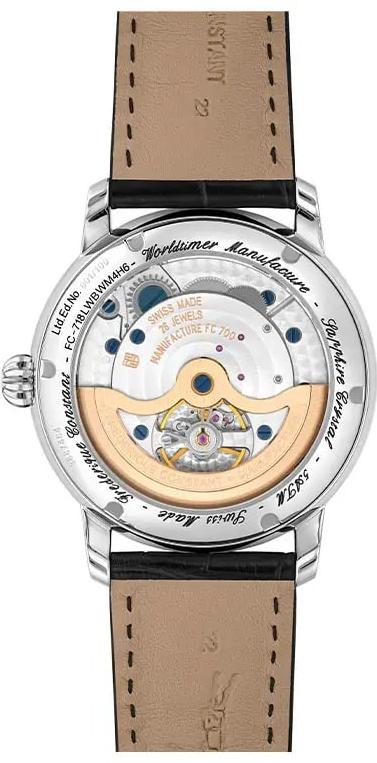 Frederique Constant Geneve Limited Edition Worldtimer FC-718LWBWM4H6 Reloj Automático para hombres Edición Muy Limitada