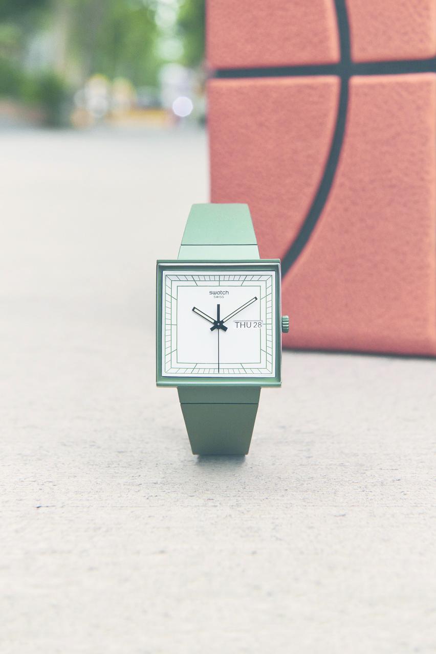 Swatch WHAT IF…GREEN SO34G700 Unisexuhr Design Highlight