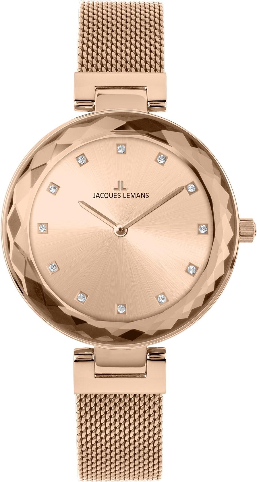 Jacques Lemans Milano 1-2139D Dames armbandhorloge