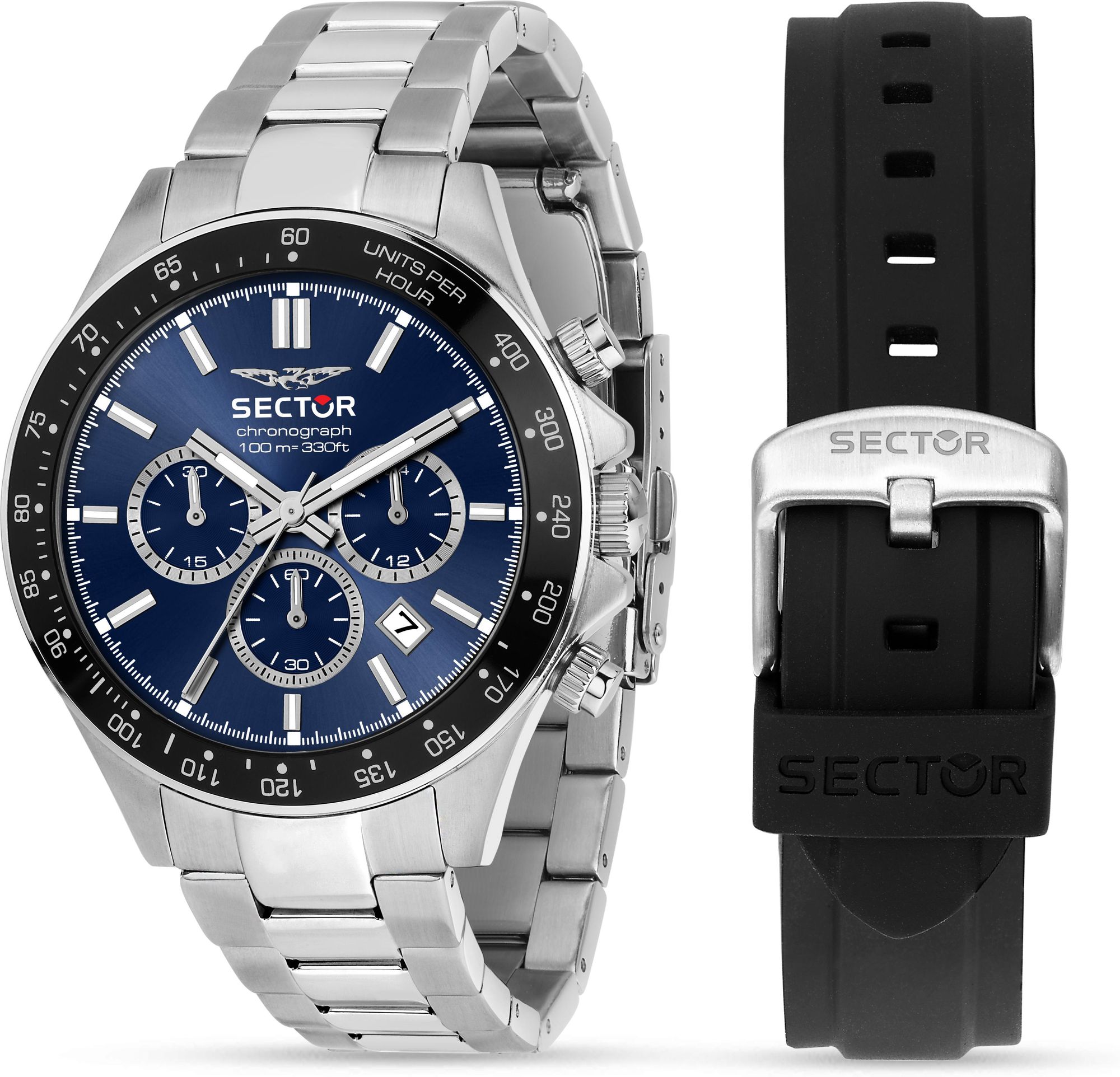 SECTOR 230 R3271661028 Mens Chronograph With spare bracelet