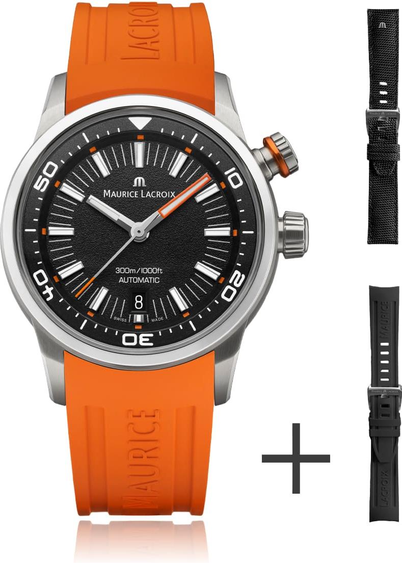 Maurice Lacroix Pontos PT6248-SS00L-330-J Reloj Automático para hombres Con pulsera adicional