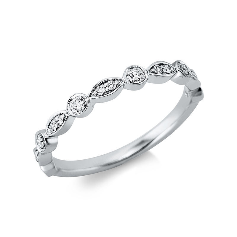 Pure! Diamonds Jewelry - Solitairering 18 kt