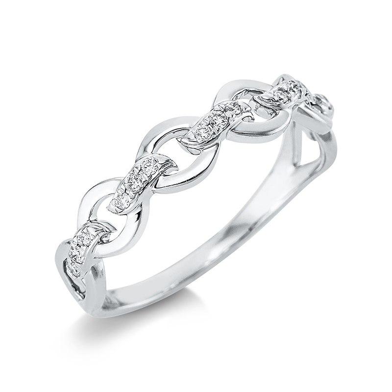 Pure! Diamonds Jewelry - Solitairering 18 kt