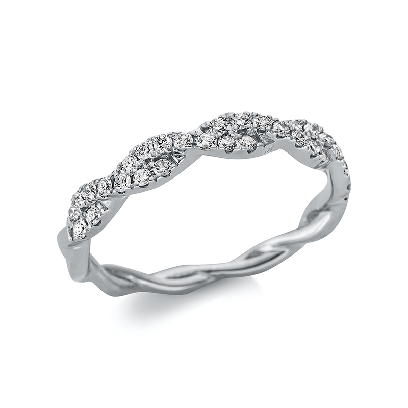 Pure! Diamonds Jewelry - Anneau solitaire 18 kt