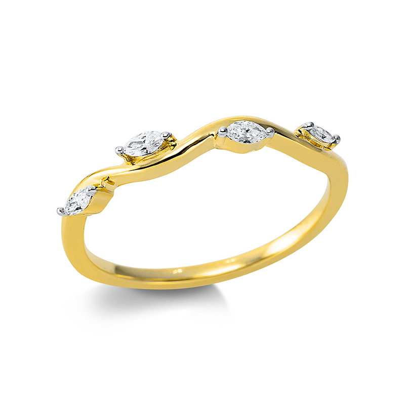 Pure! Diamonds Jewelry - Solitairering 18 kt