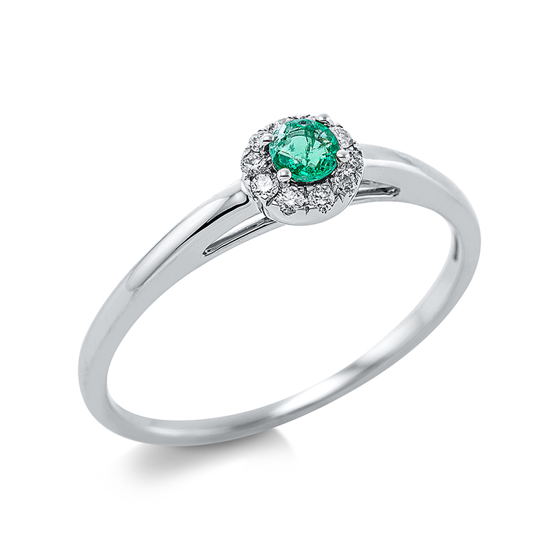 Pure! Diamonds Jewelry - anneau de pierre de couleur 18 kt