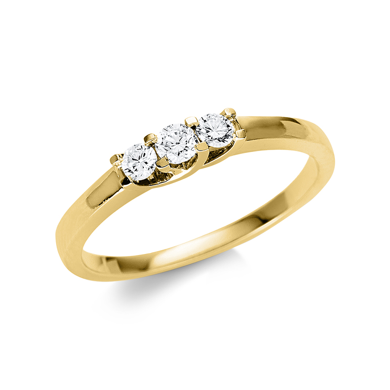 Pure! Diamonds Jewelry - Anillo solitario 18 kt