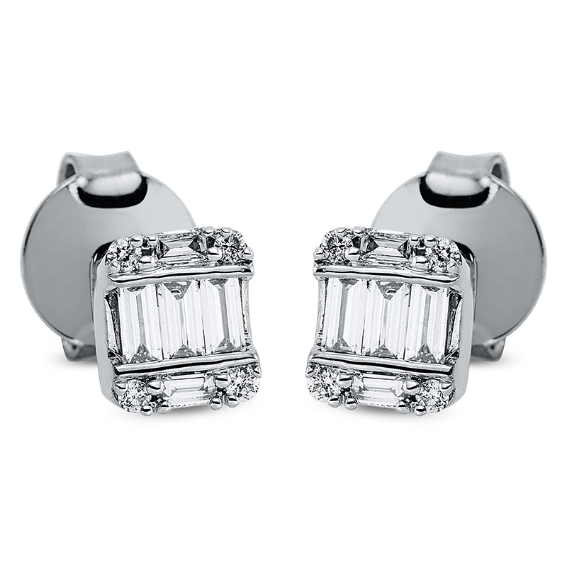 Pure! Diamonds Jewelry - Boucles d'oreilles clous 18 ct