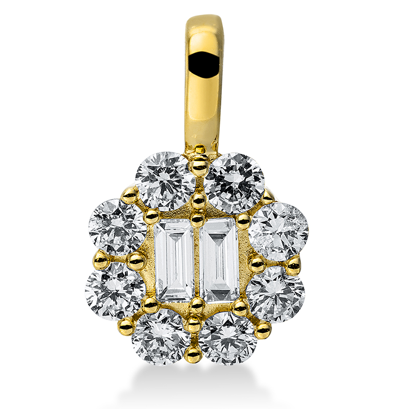 Pure! Diamonds Jewelry - Diamantkette 18 kt , mit Öse