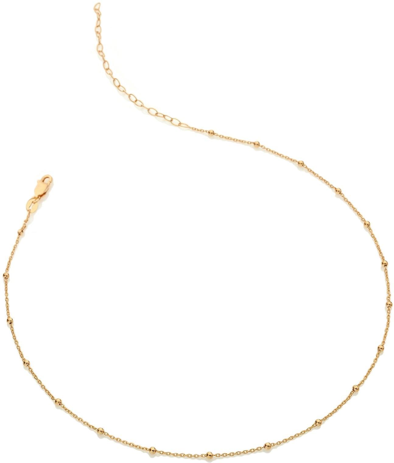 Hot Diamonds Embrace Beaded Cable Chain - 32-39cm CH097 womans necklace